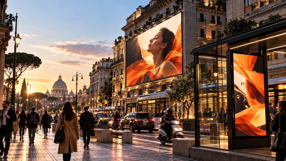 Affissione statica o DOOH? La scelta dipende dall'obiettivo