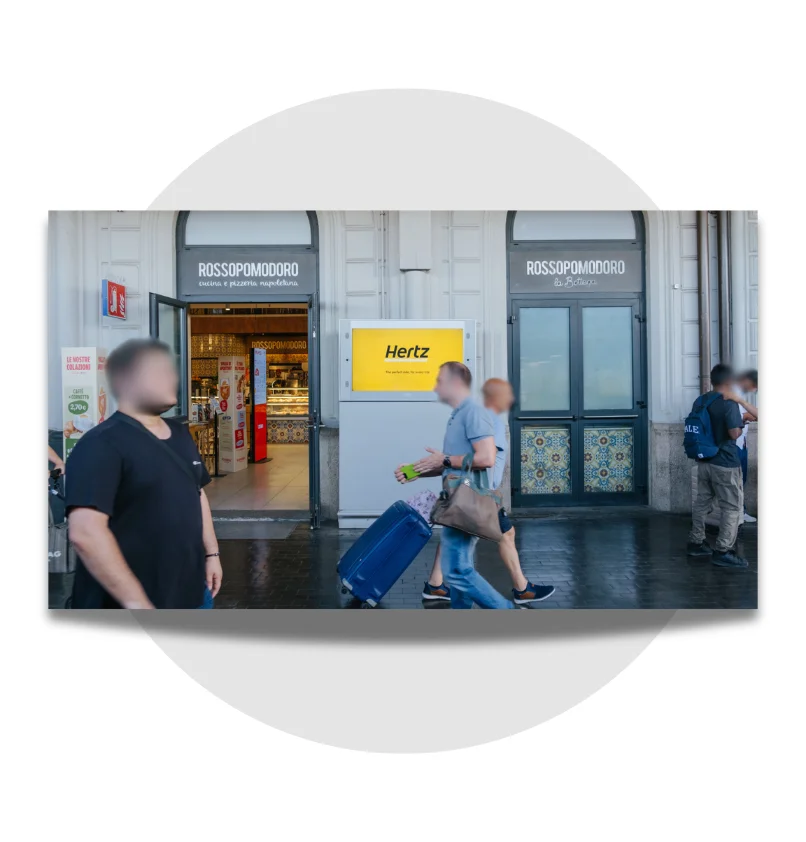 GoTv a Bologna Stazione Centrale passaggio