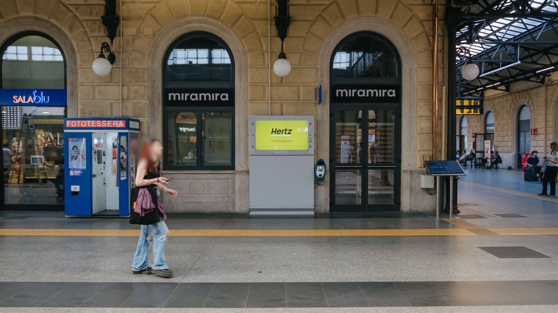 GoTv a Bologna Stazione Centrale passaggio binari