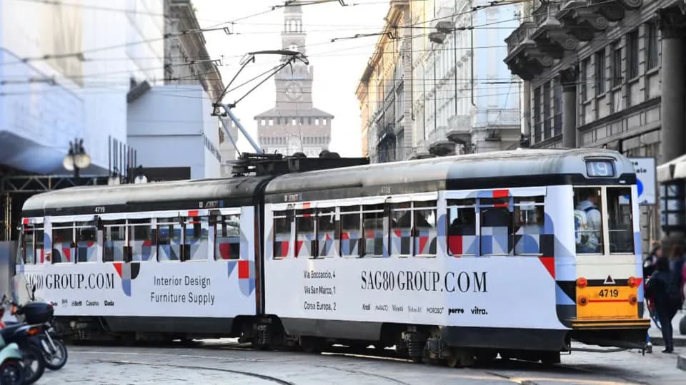 Milano Decorata Tram