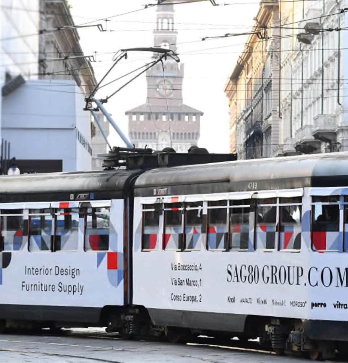 decorata tram milano