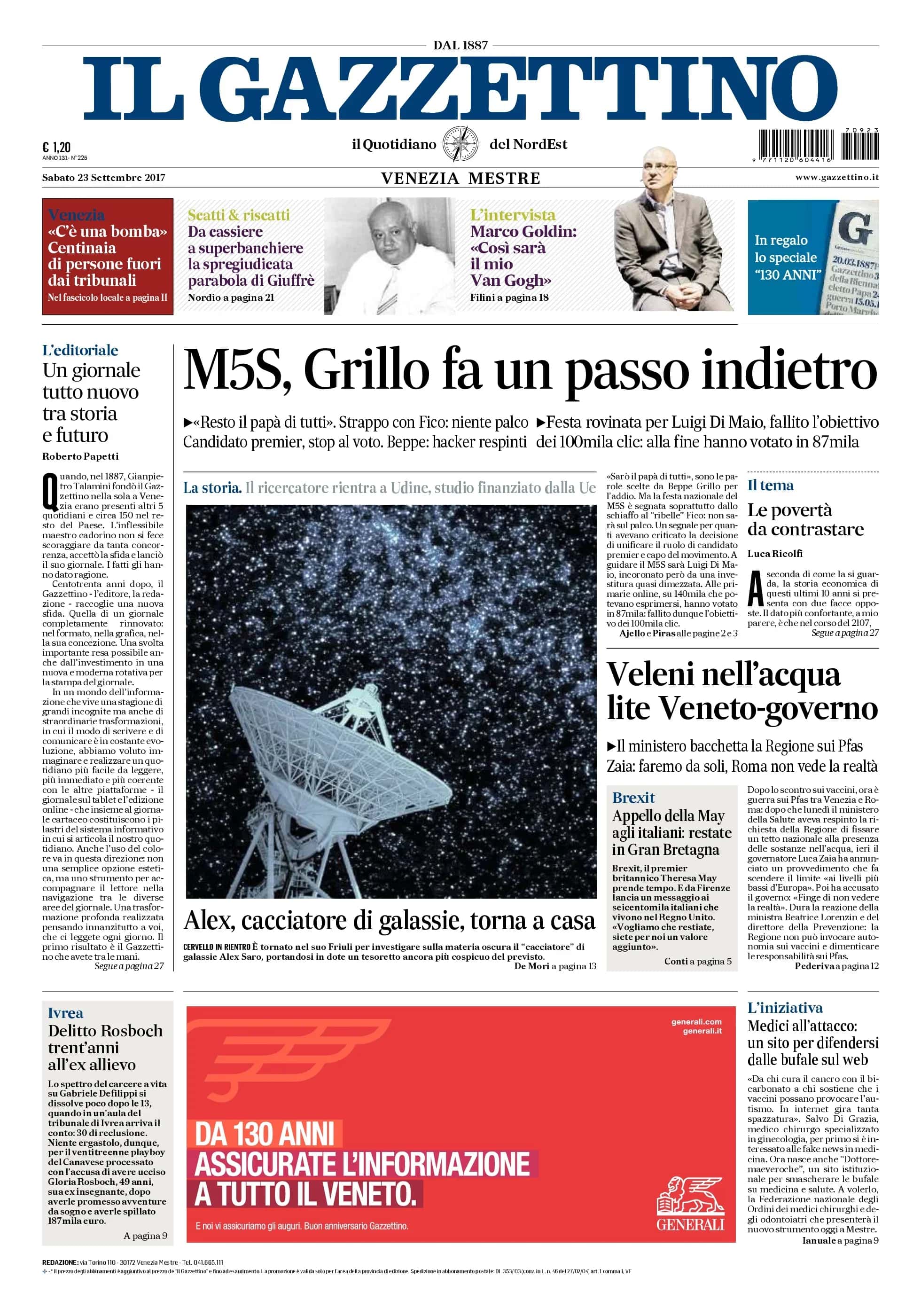 Gazzettino copertina