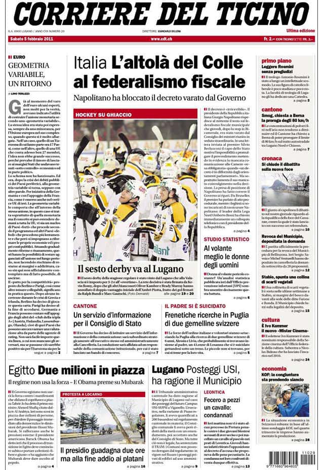 il corriere del ticino
