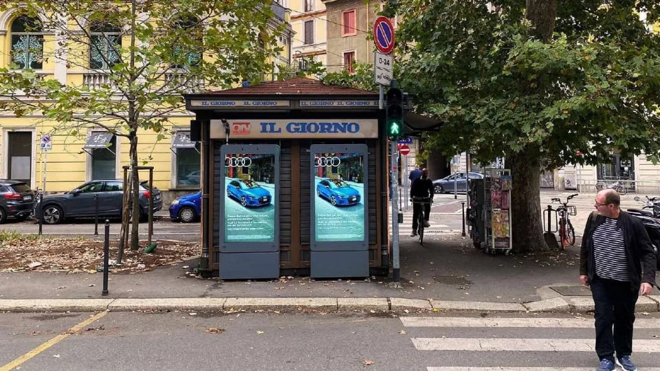 Trasforma le edicole storiche di Milano
