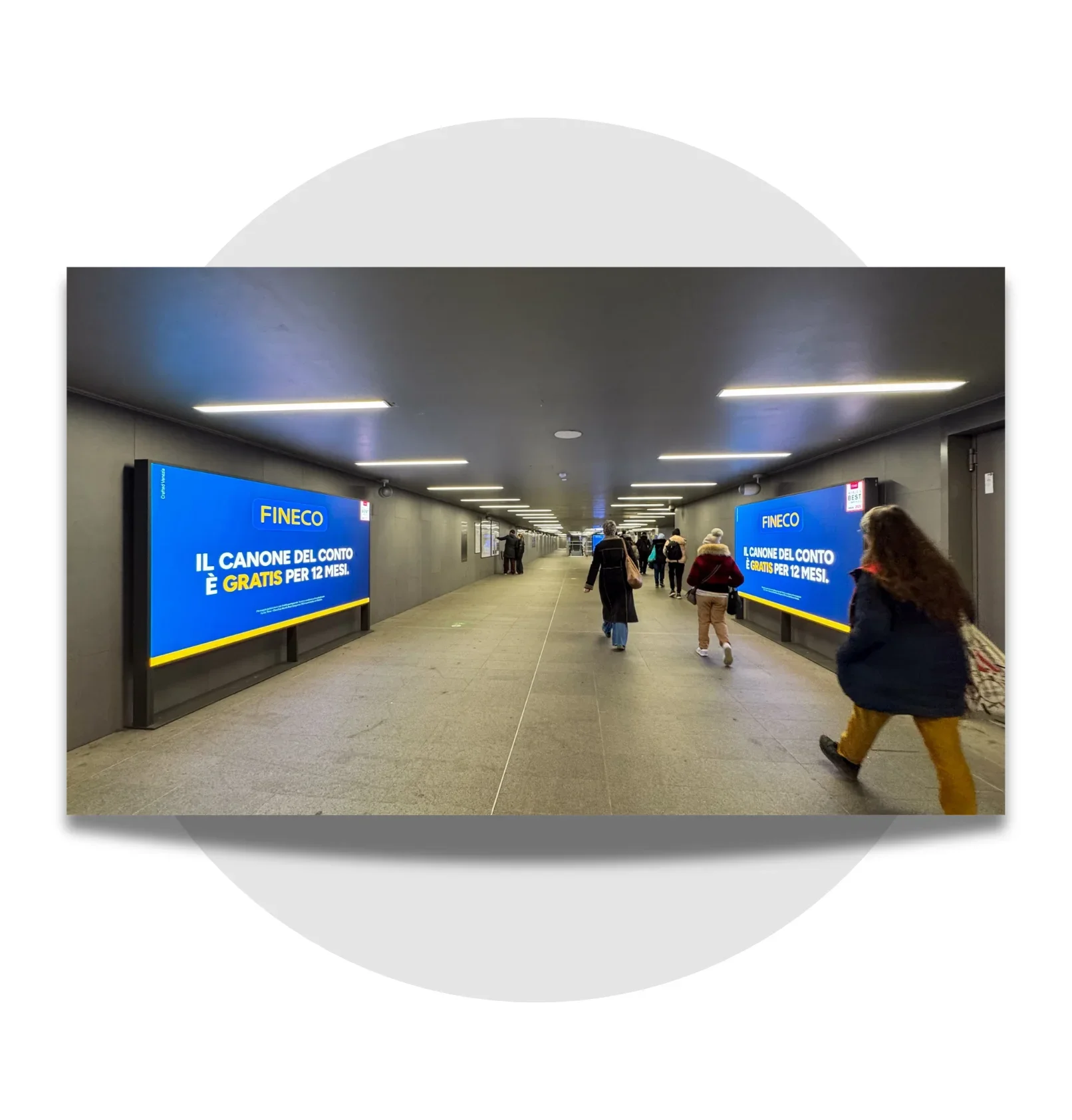 Milano - M4 - Ledwall Sant'Ambrogio