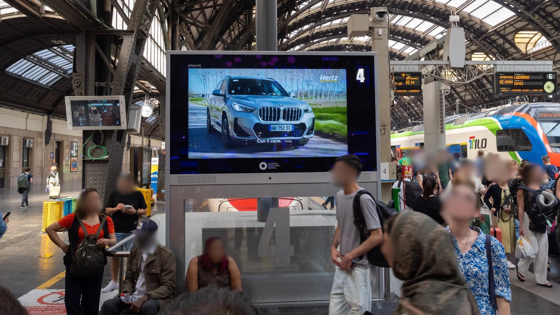 Milano Stazione Centrale GoTv Binari