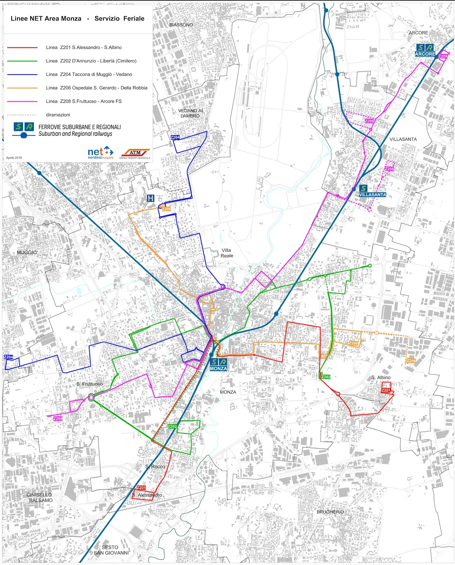 Monza Bus Urbani ed Extraurbani