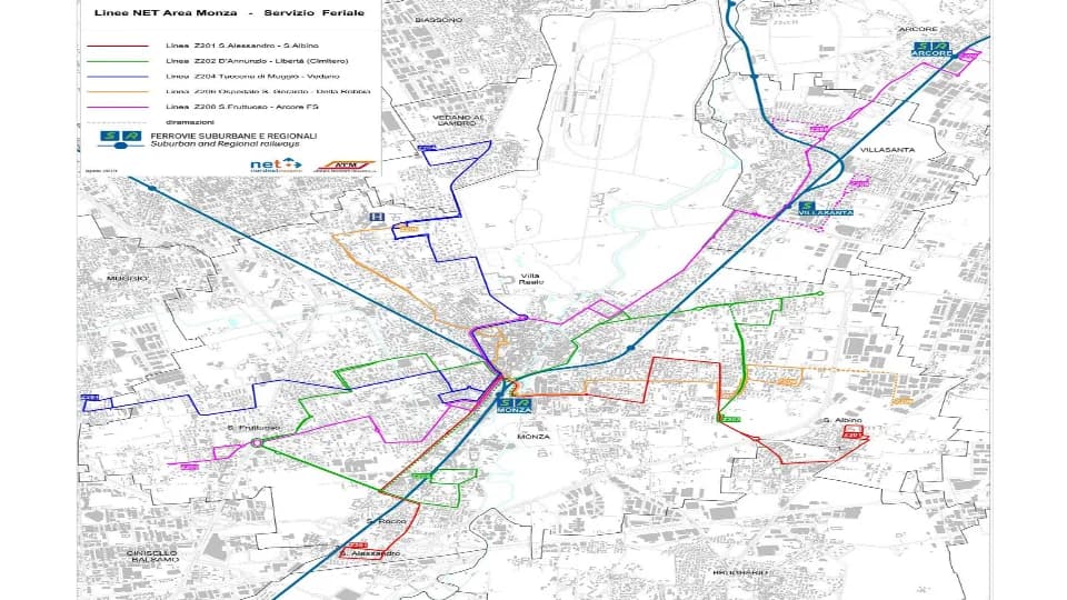 Monza Bus Urbani ed Extraurbani
